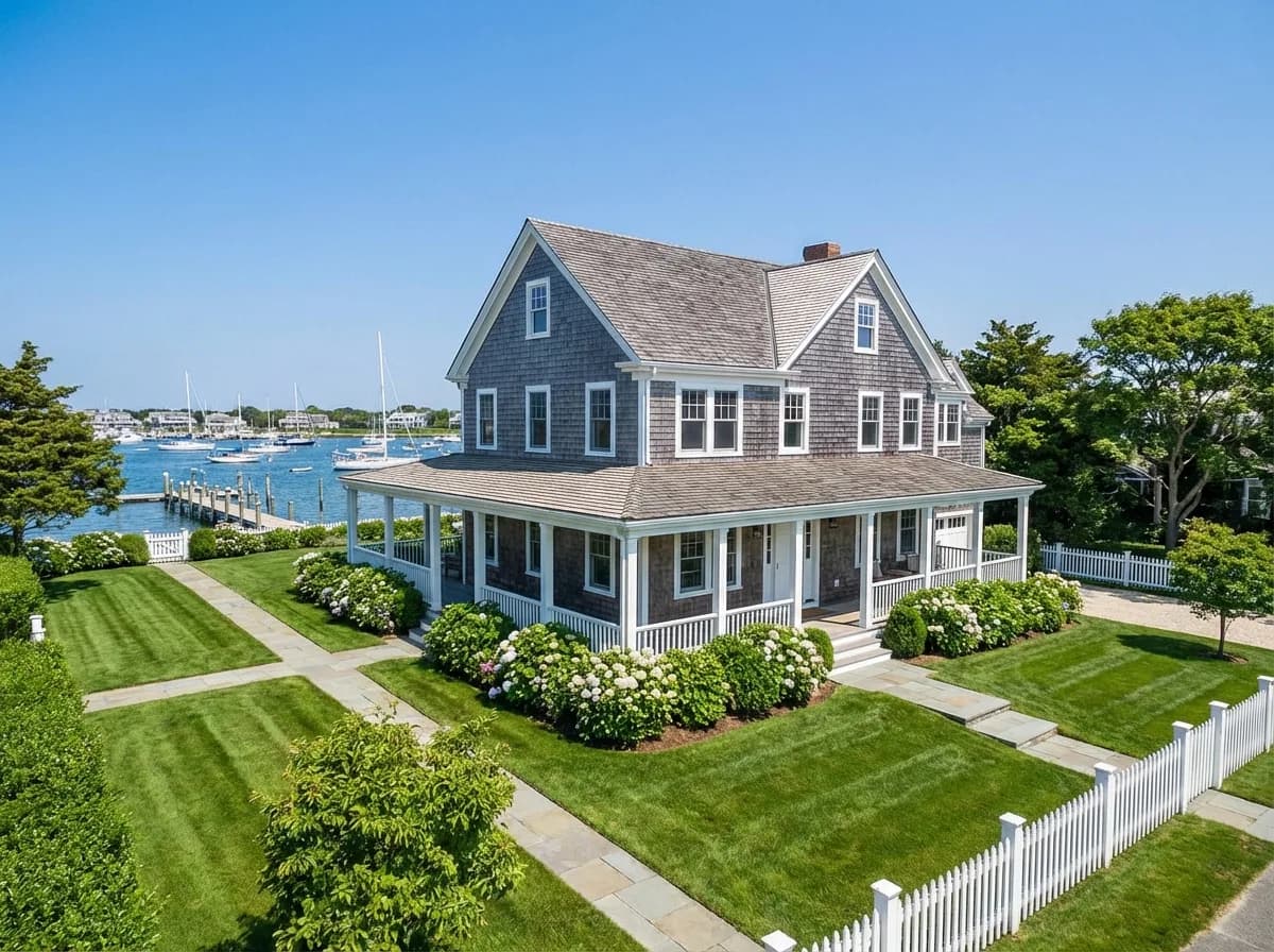 Nantucket waterfront estate representing the luxury real estate market