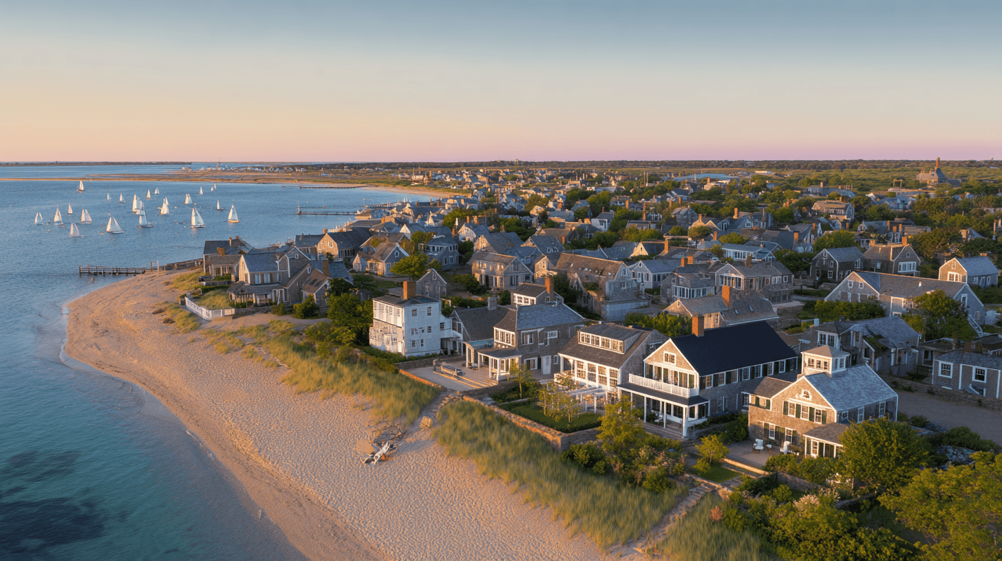 Nantucket MA homes for sale with classic New England architecture