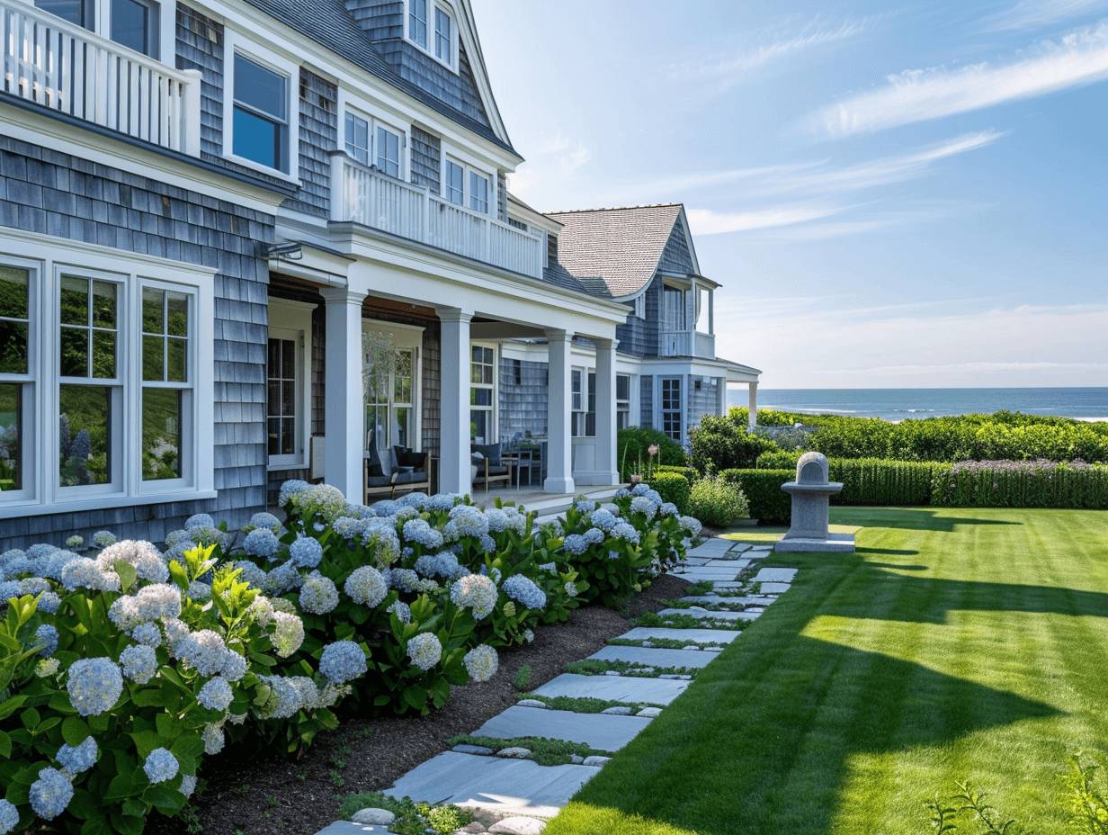 Homes for sale on Nantucket with views of island landscape